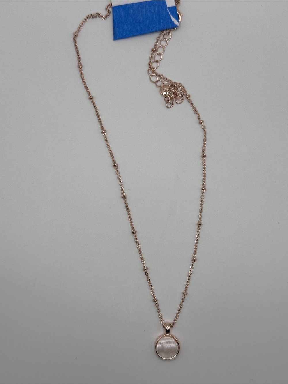 Elegant Rose Gold Plated Pendant Necklace